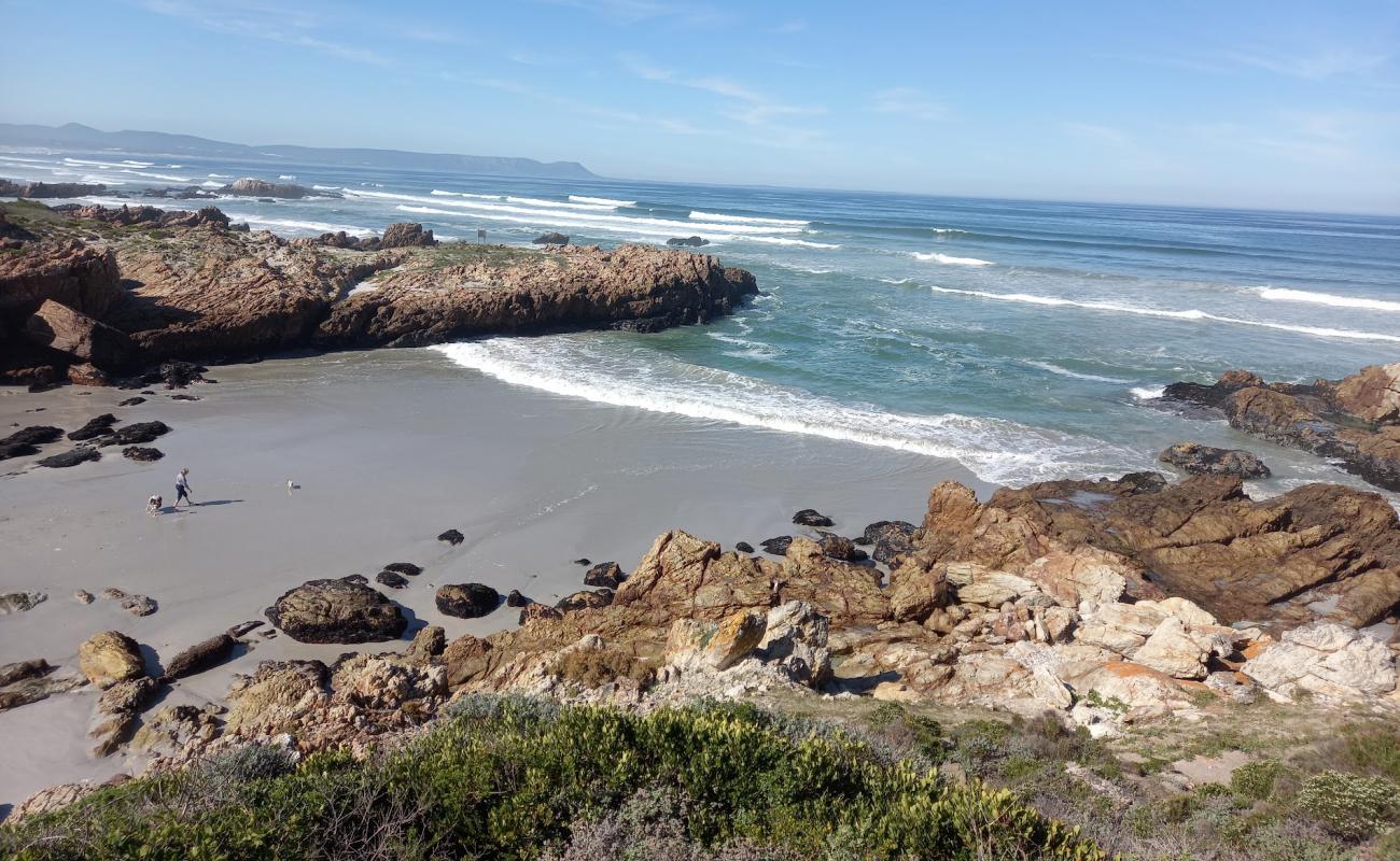 Foto de Langbaai beach con brillante arena fina superficie