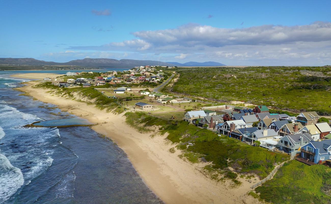 Foto de Witsand beach con brillante arena fina superficie