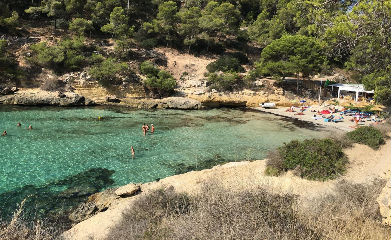 Foto de Playa del mago con brillante arena fina superficie