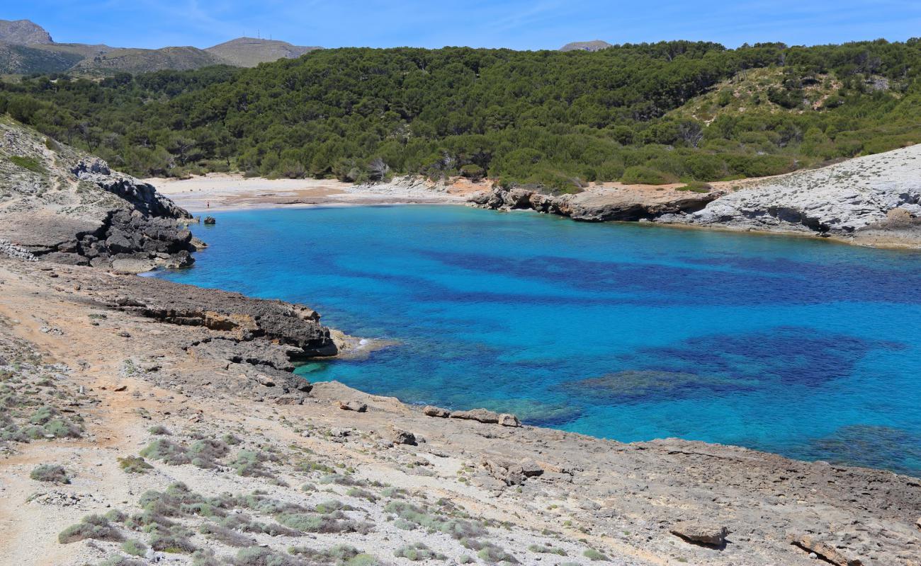 Foto de Cala des Matzoc con arena fina y guijarros superficie