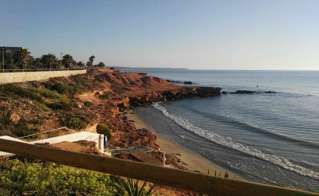 Foto de Cala de la Lombriz con arena brillante superficie