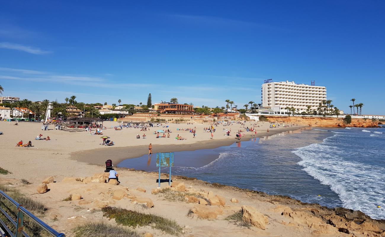 Foto de Playa la Zenia con arena oscura superficie