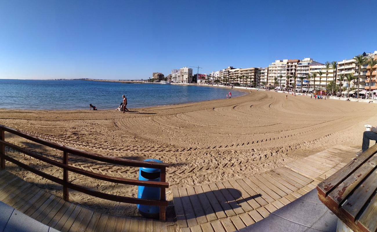 Foto de Playa del Cura con arena oscura superficie