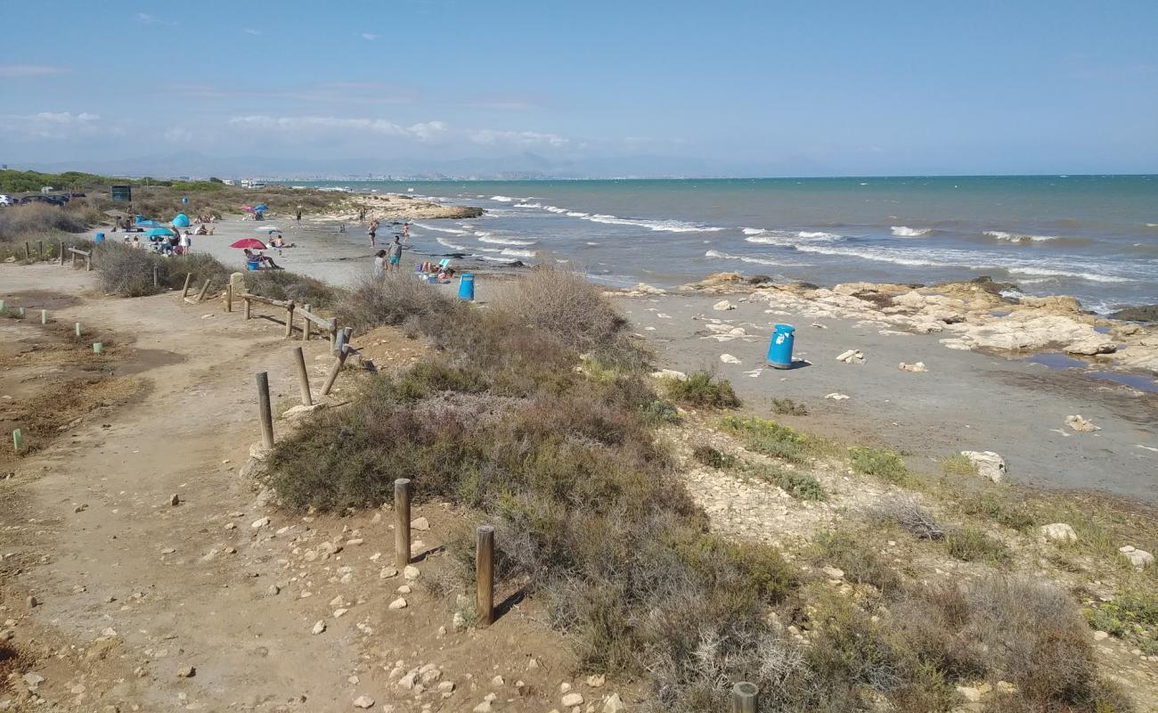 Foto de Santa Pola dog beach con arena gris superficie