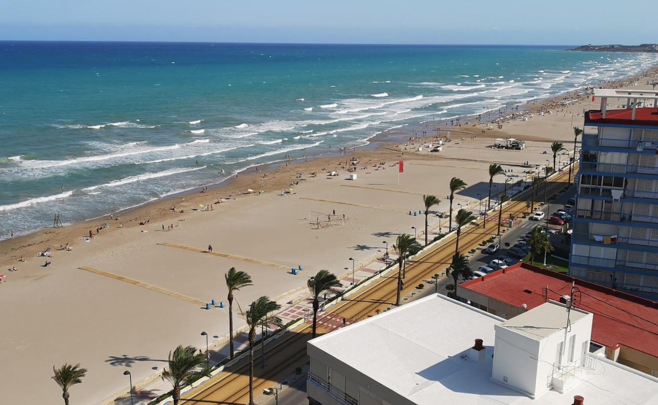 Foto de Playa Muchavista con arena brillante superficie