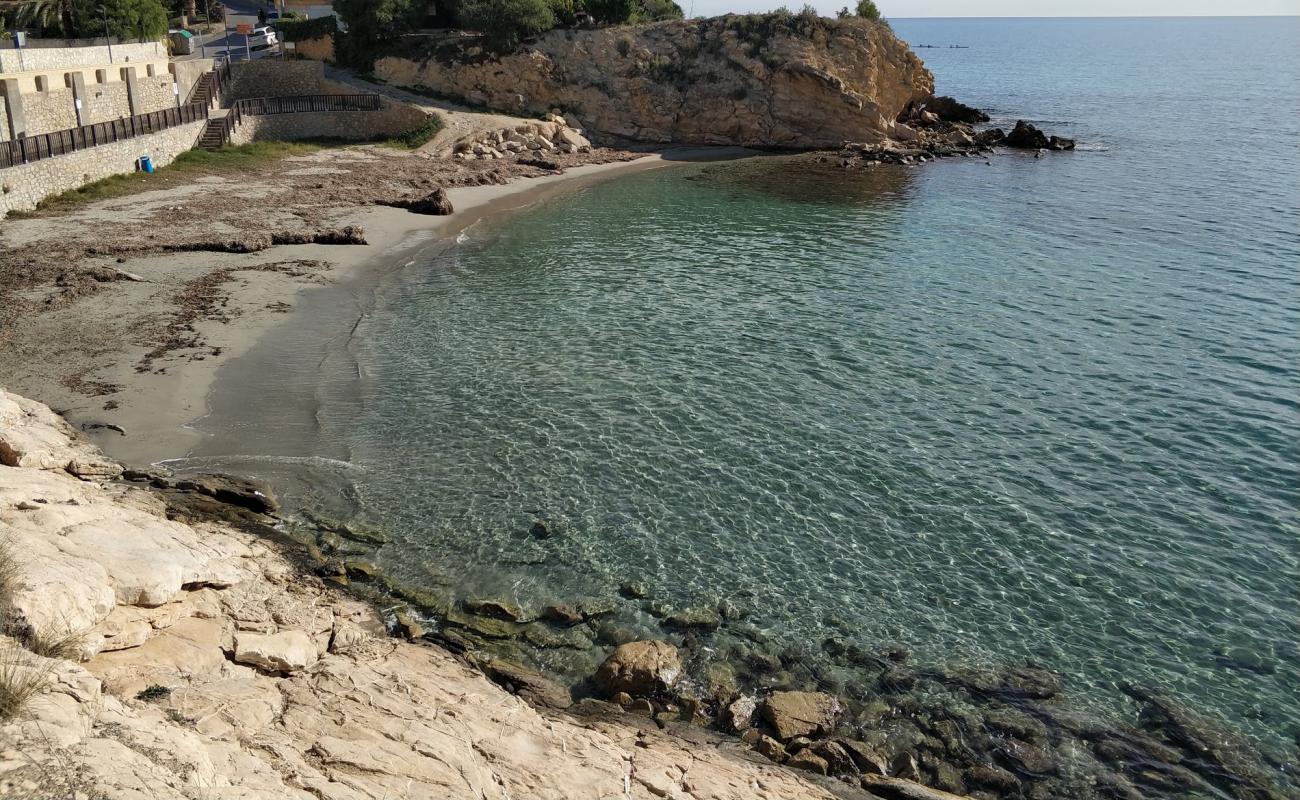 Foto de Cala Coveta Fuma con arena brillante superficie