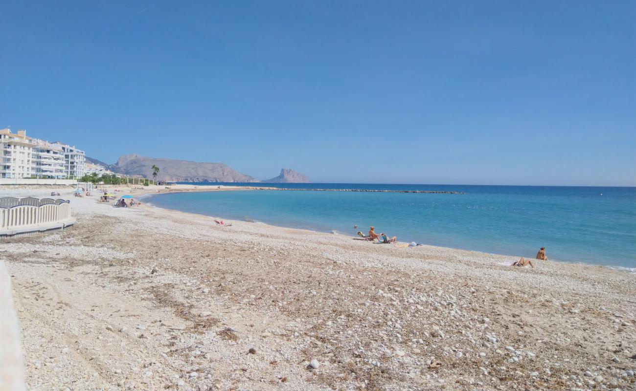 Foto de Platja de l'Espigó con guijarro ligero superficie