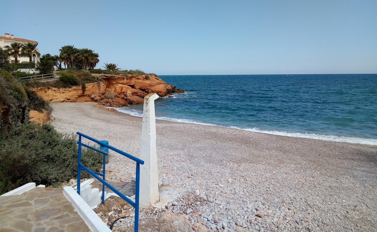 Foto de Cala del Saldonar con guijarro fino gris superficie