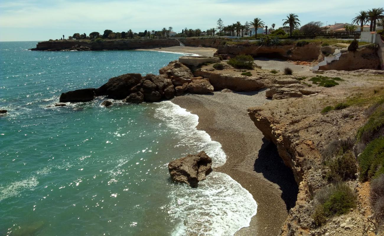 Foto de Platja del Triador II con guijarro fino gris superficie