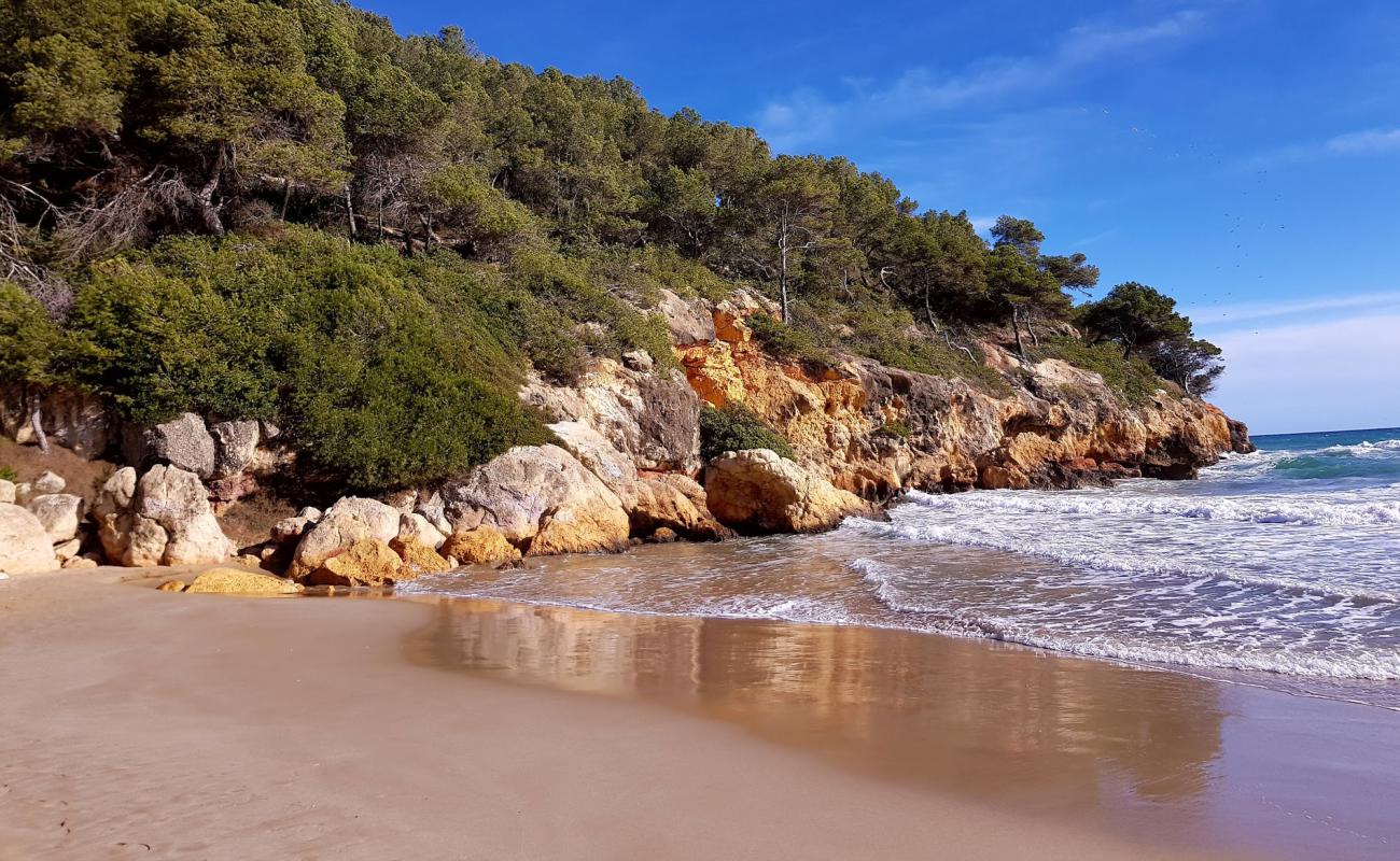 Foto de Cala la Móra con arena brillante superficie