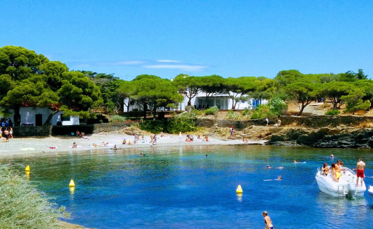 Foto de Platja d'en Pere Fet con arena fina y guijarros superficie