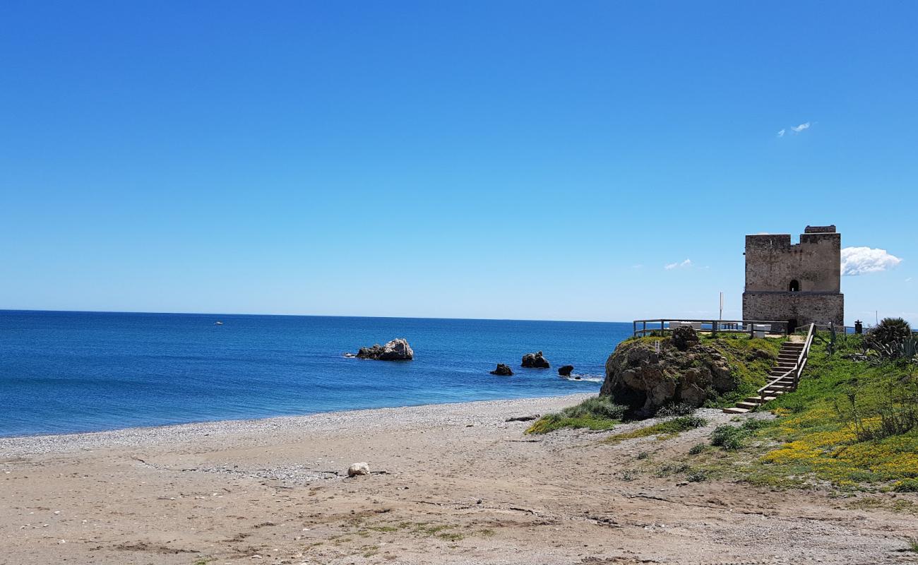 Foto de Playa de las Piedras de la Paloma con arena gris superficie