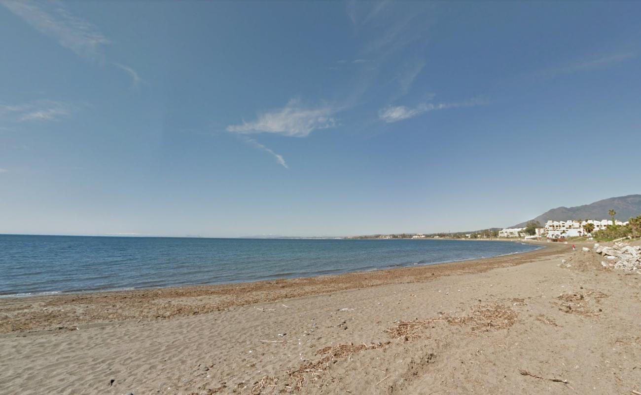 Foto de Playa Guadalmansa con parcialmente limpio nivel de limpieza