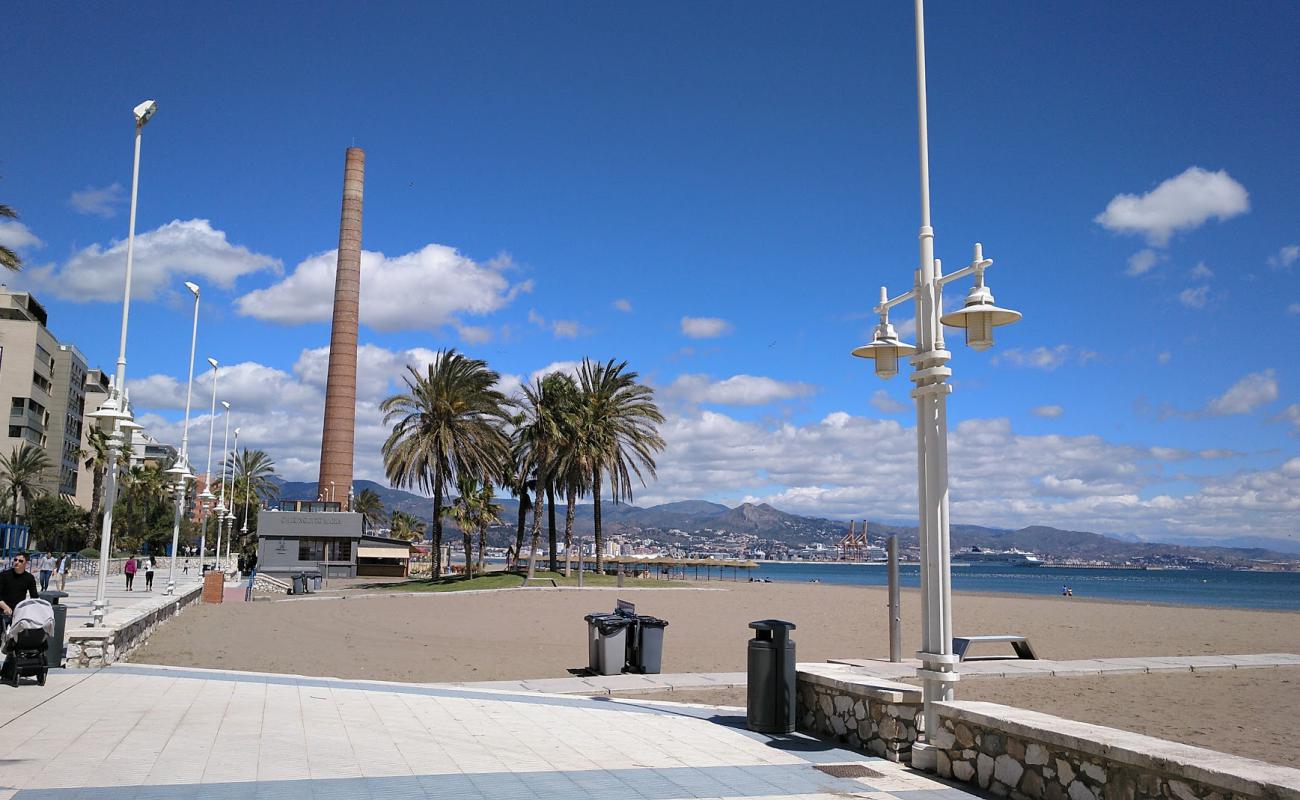 Foto de Playa de la Misericordia con arena gris superficie