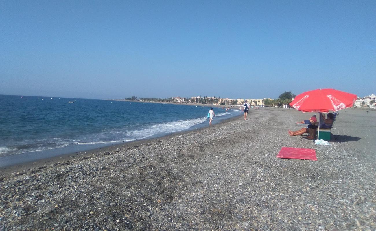 Foto de Playa Motril (Playa Granada) con arena gris superficie