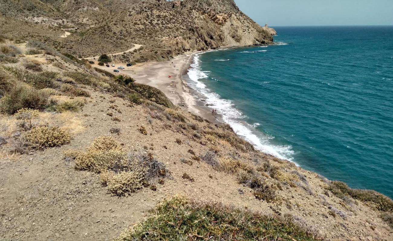 Foto de Bordenares beach con arena oscura superficie