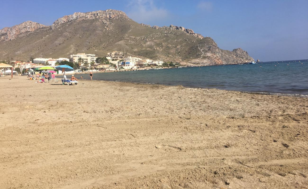 Foto de Playa de Calabardina con arena gris superficie