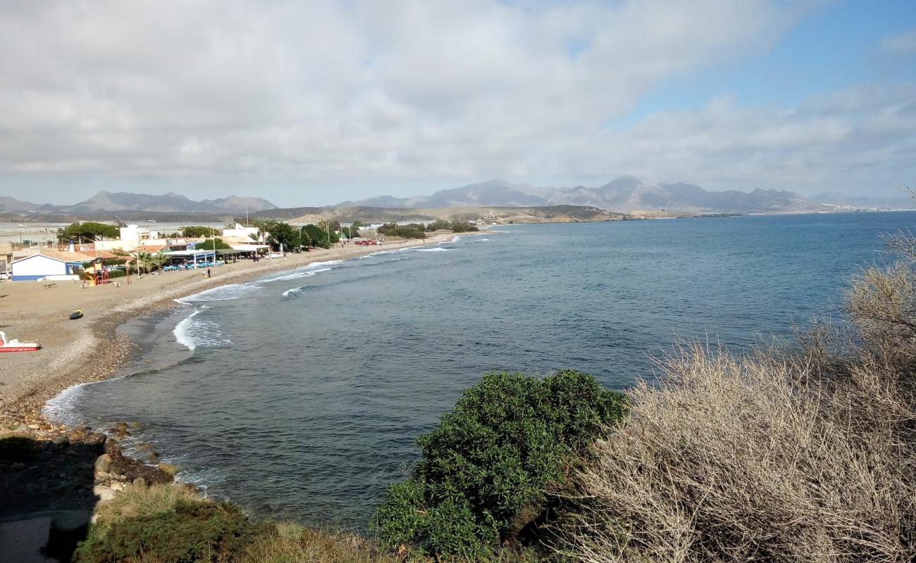 Foto de Playa de Calnegre con guijarro ligero superficie