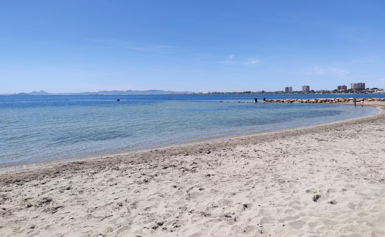 Foto de Playa la Puntica con arena gris superficie