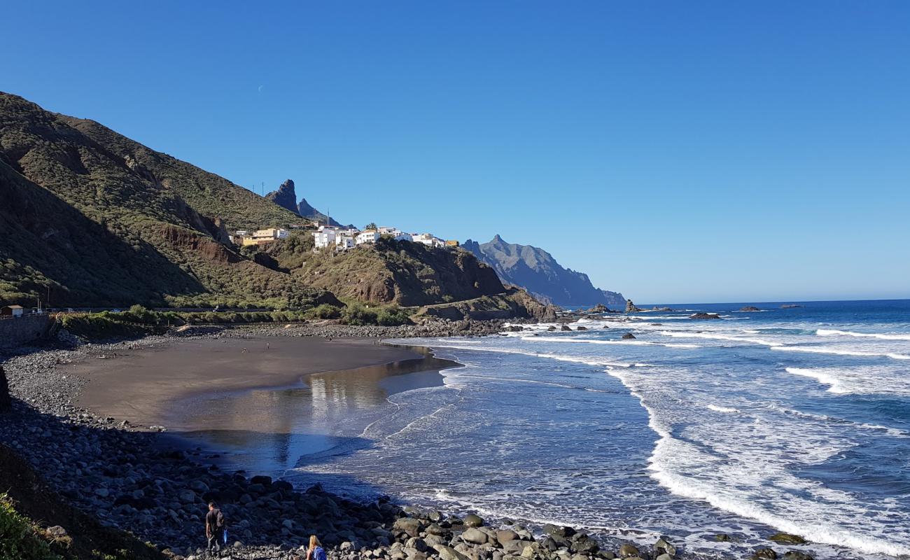 Foto de Playa de Benijo con arena gris superficie