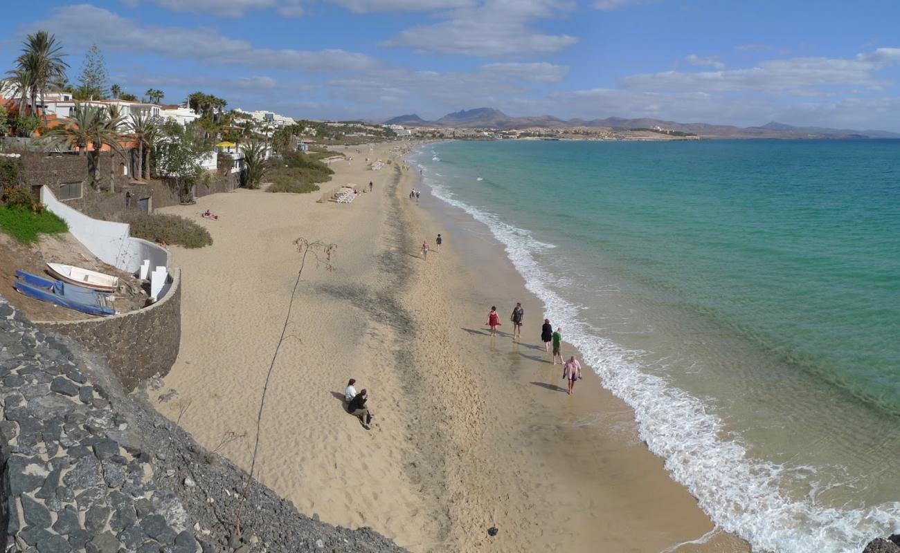 Foto de Playa de Costa Calma con brillante arena fina superficie