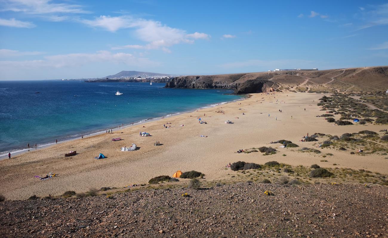 Foto de Playa Mujeres con brillante arena fina superficie