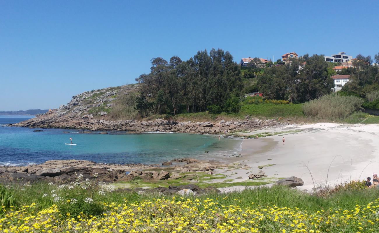 Foto de Praia de Areamilla con arena blanca superficie