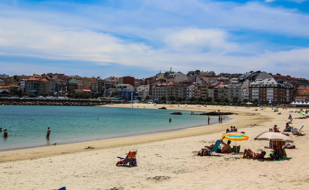 Foto de Baltar beach con arena fina blanca superficie