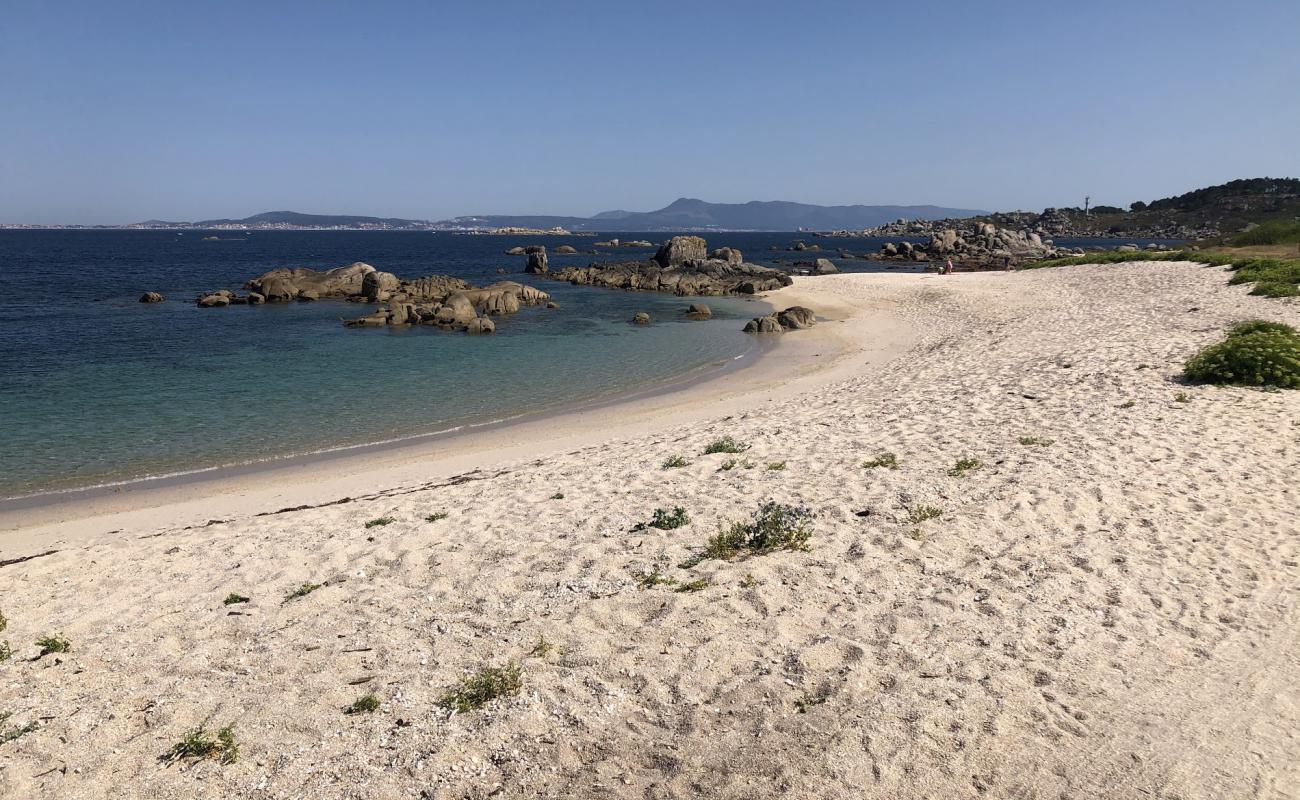 Foto de Aguieira beach con arena blanca superficie