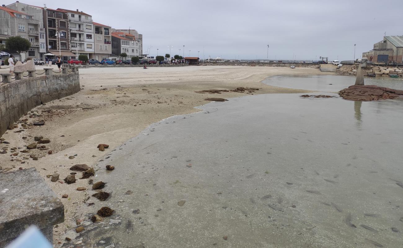 Foto de Confín beach con guijarro fino blanco superficie