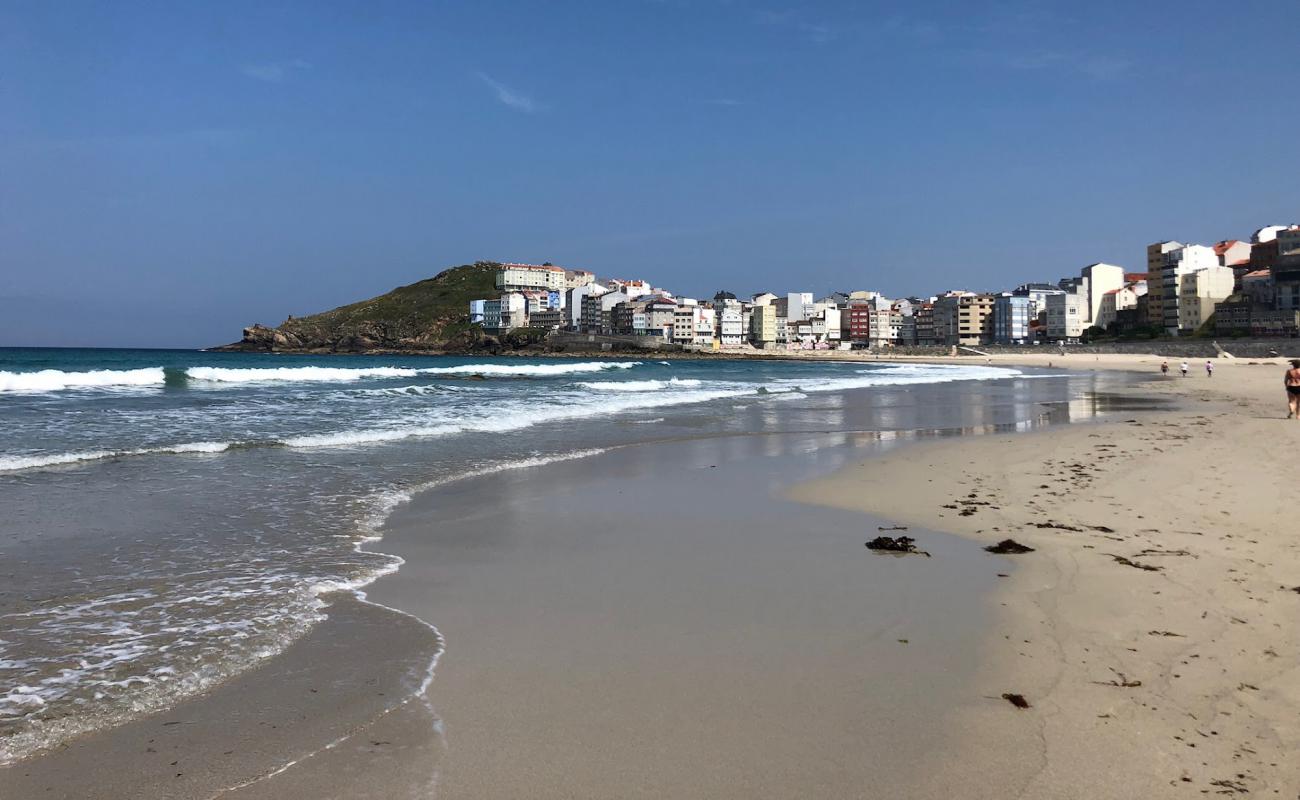 Foto de Praia de Area Maior con arena fina blanca superficie