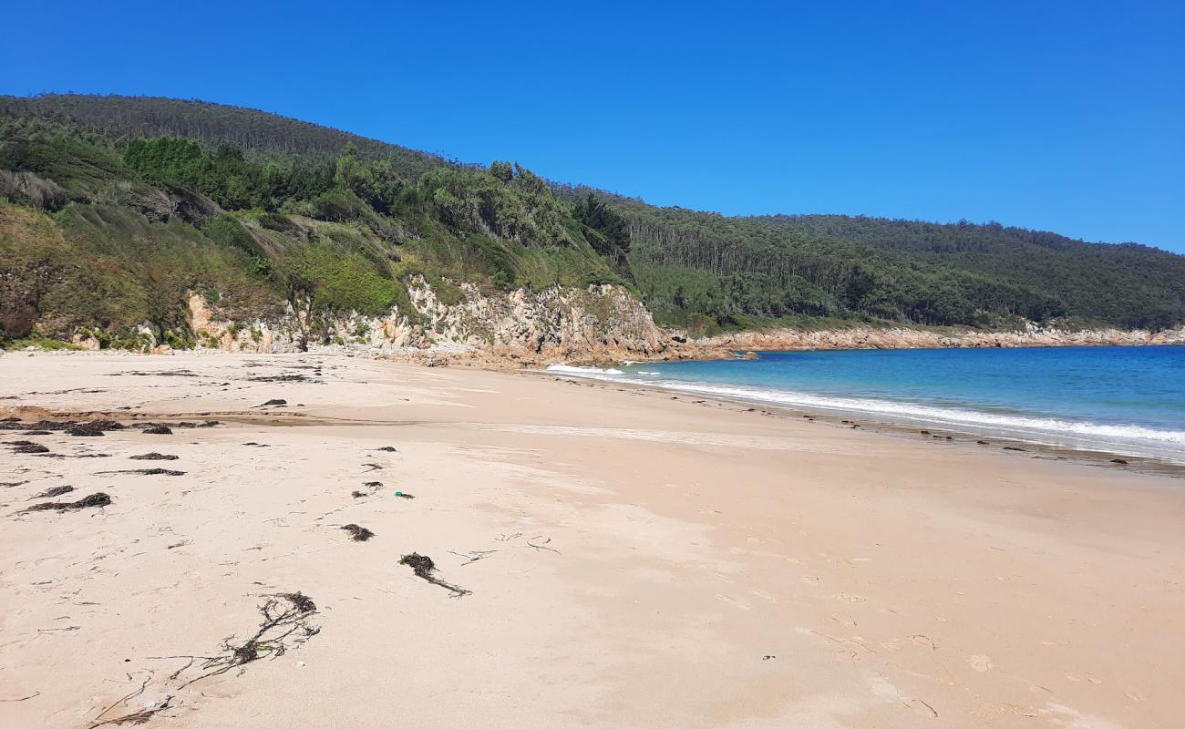 Foto de Praia de Vilela con arena fina blanca superficie