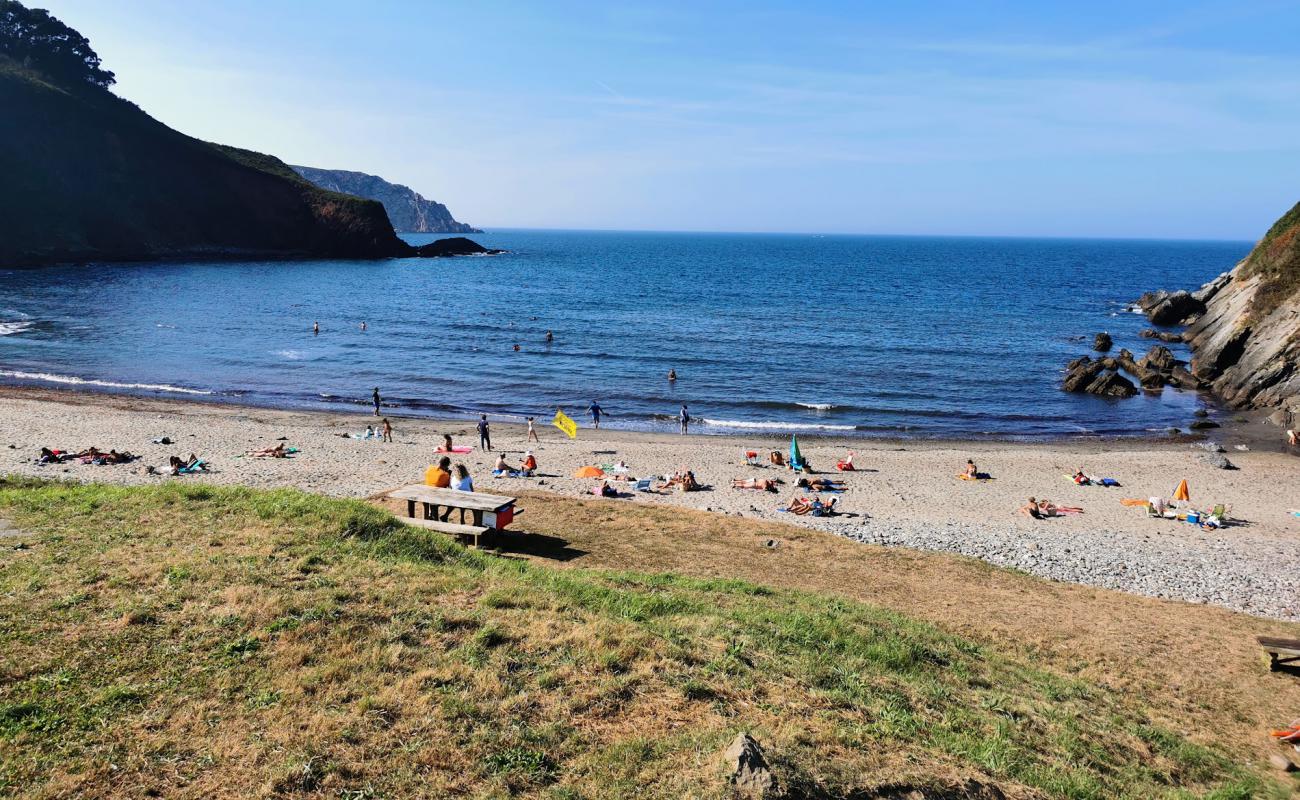 Foto de Playa de Bahínas con guijarro ligero superficie