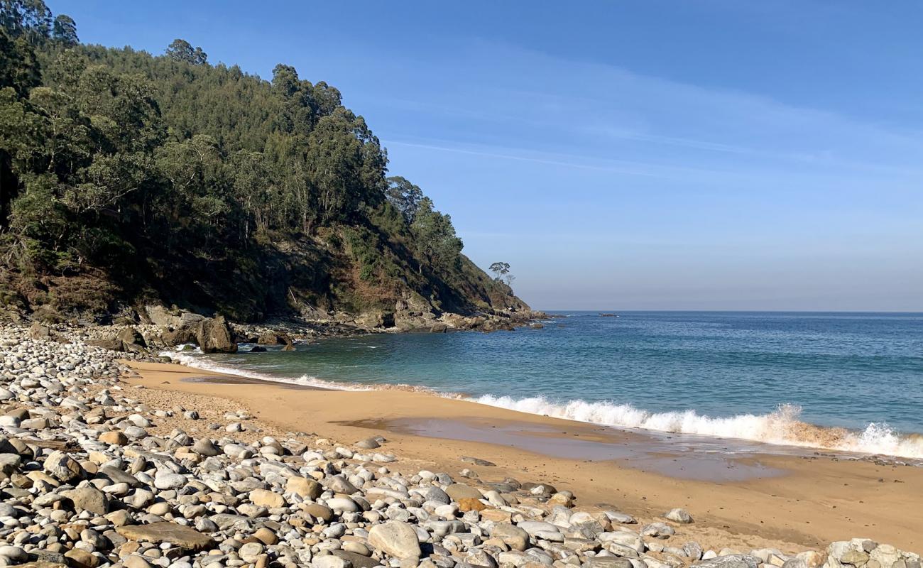 Foto de Playa de Meron con arena brillante superficie