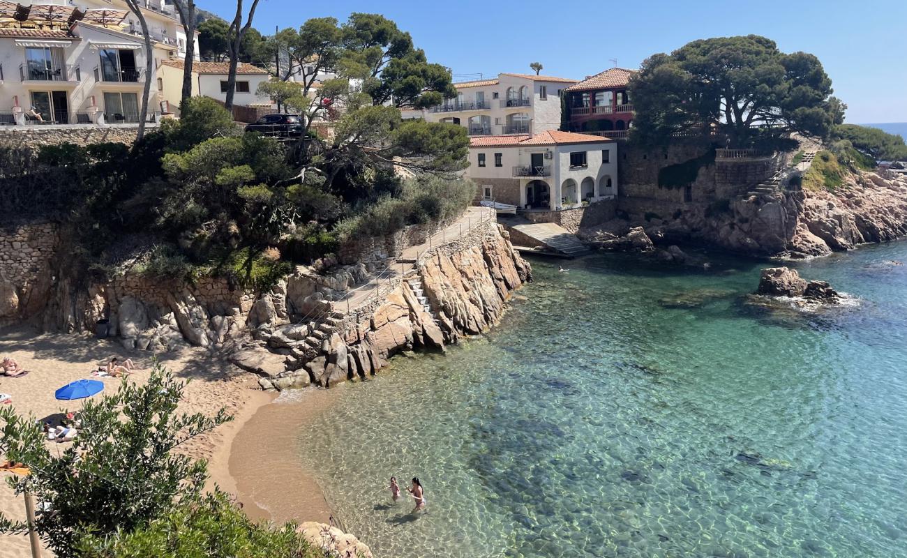 Foto de Cala Malaret Beach con arena brillante superficie