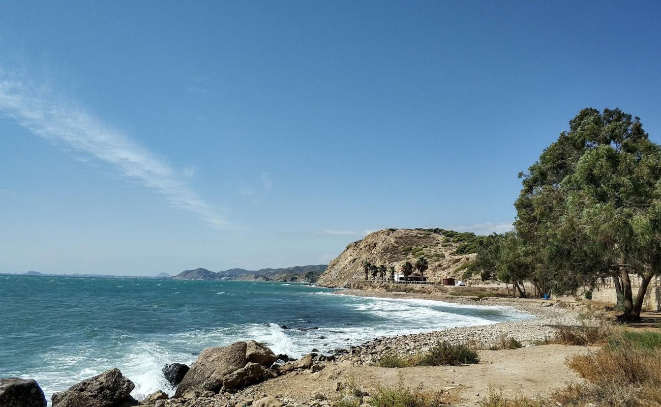 Foto de Cala de les Puntes del Moro Beach con guijarro gris superficie