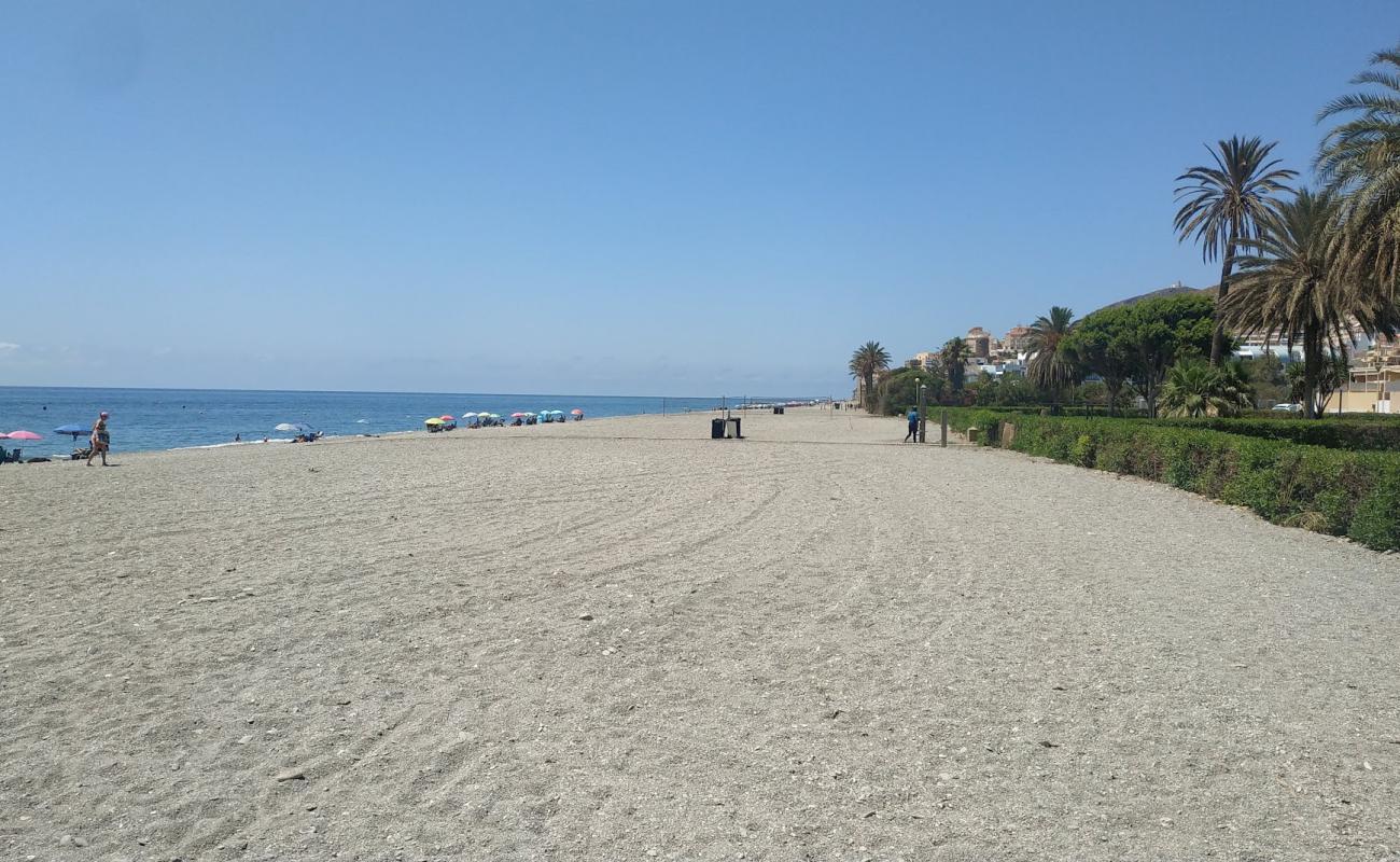 Foto de Cambriles - Lujar Beach con guijarro fino gris superficie