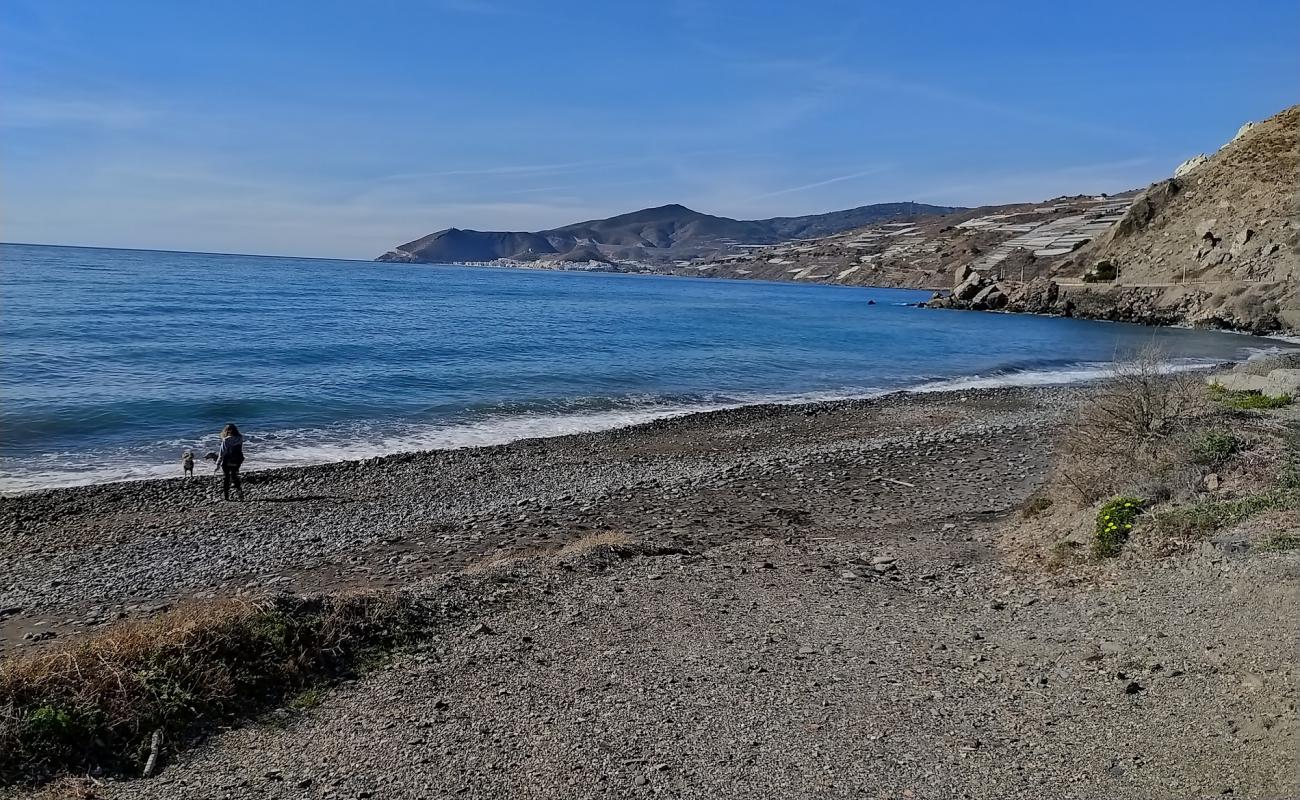 Foto de Caserones Beach con arena gris y guijarros superficie