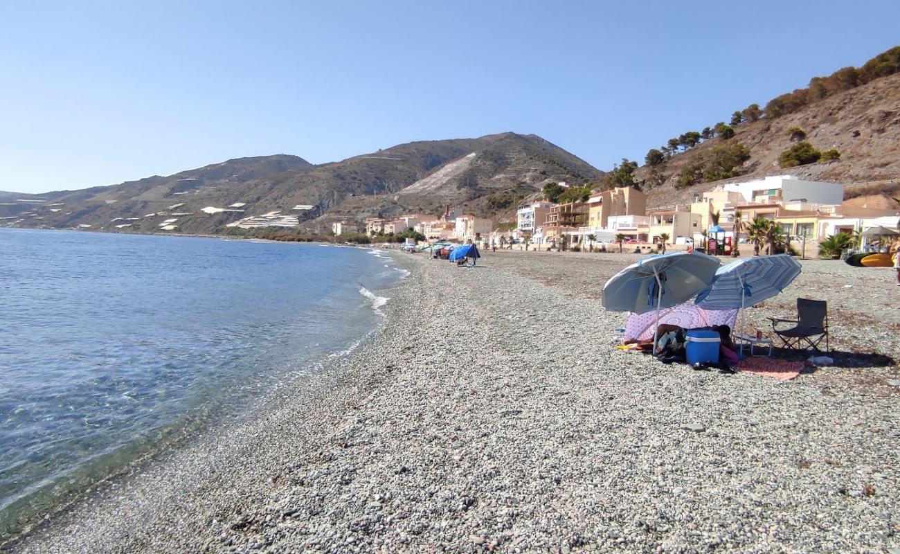 Foto de San Patricio Beach con guijarro fino gris superficie