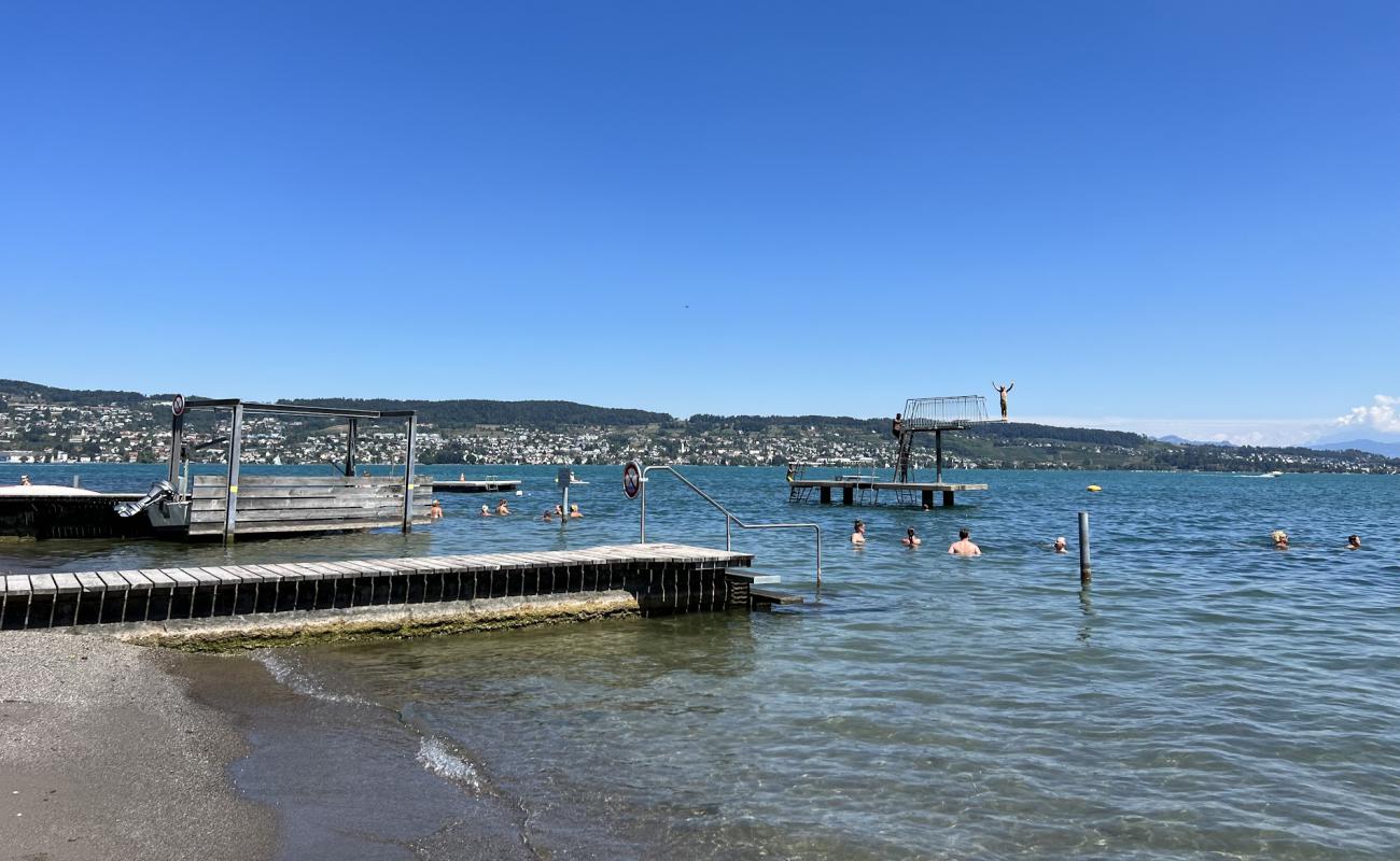 Foto de Strandbad Wadenswil con hierba superficie