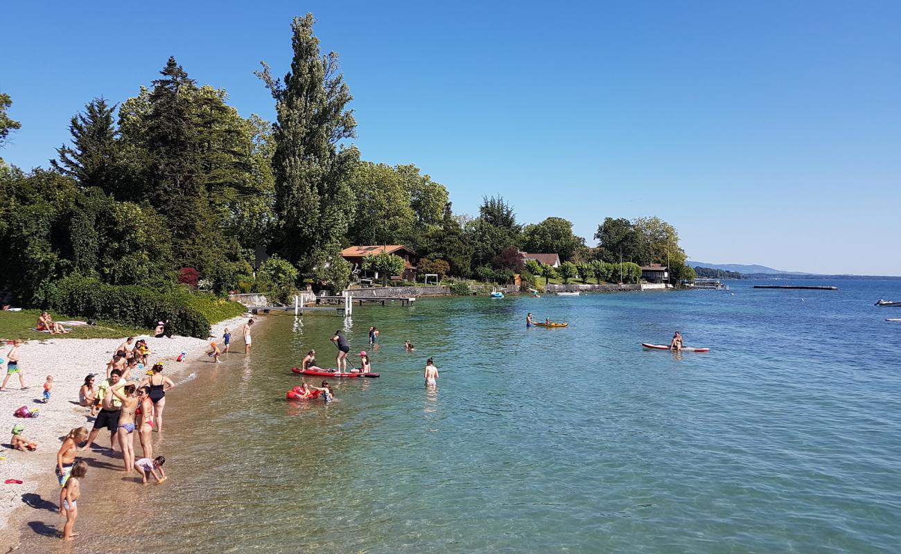 Foto de Plage de Celigny con hierba superficie