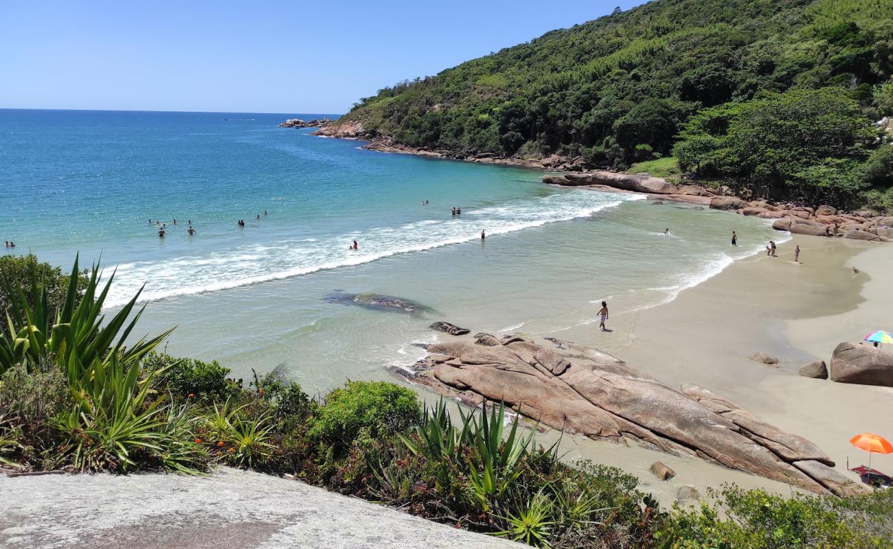 Foto de Playa de Barra con brillante arena fina superficie