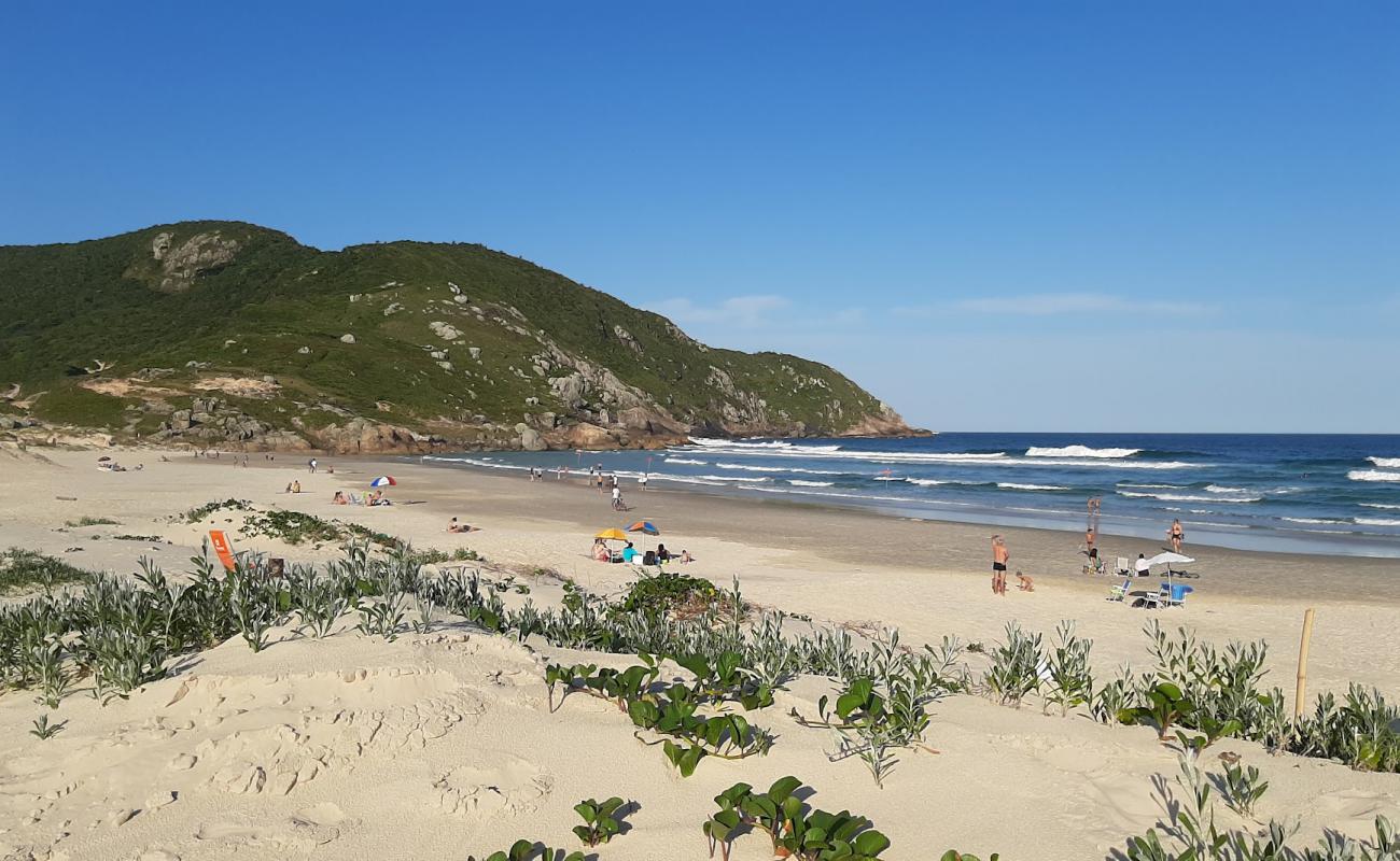 Foto de Playa de Santinho con brillante arena fina superficie