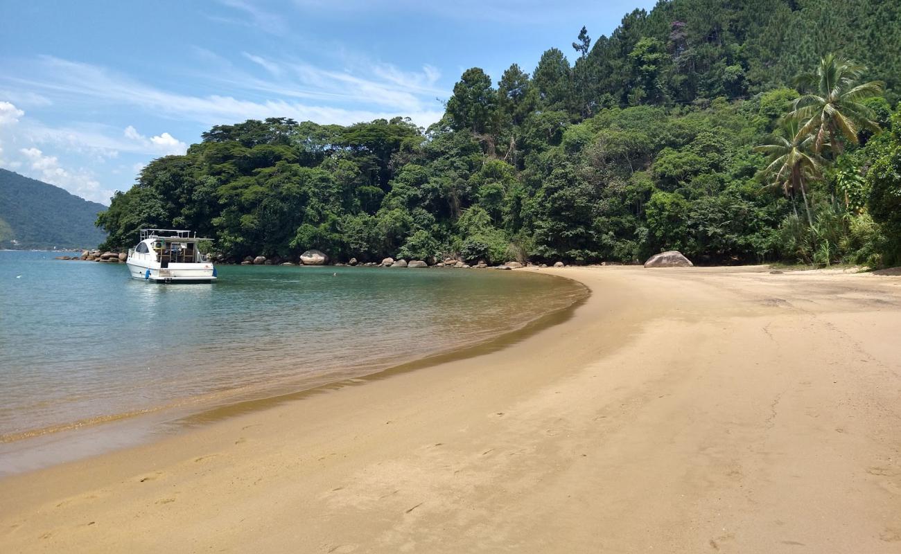 Foto de Praia da Ribeira con arena brillante superficie