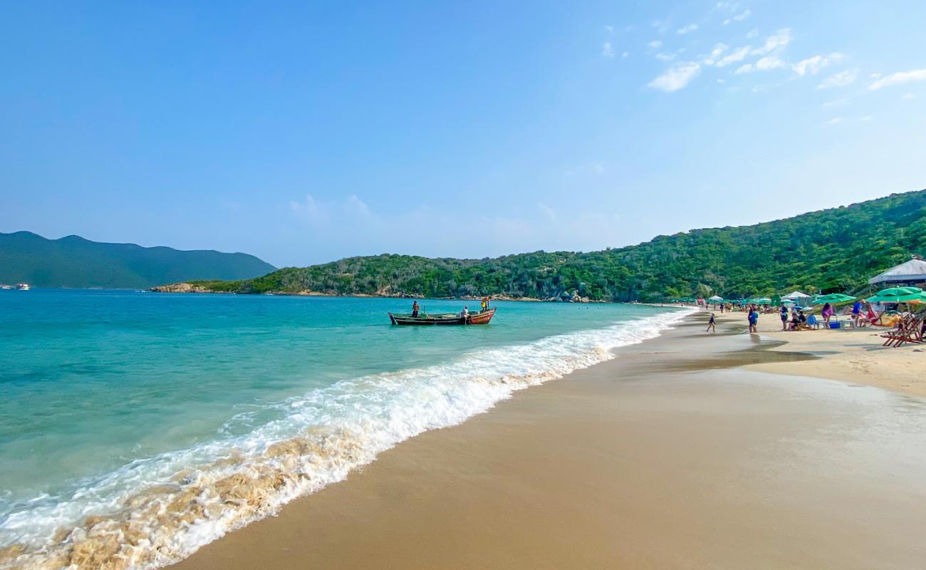 Foto de Playa Forno con arena fina blanca superficie