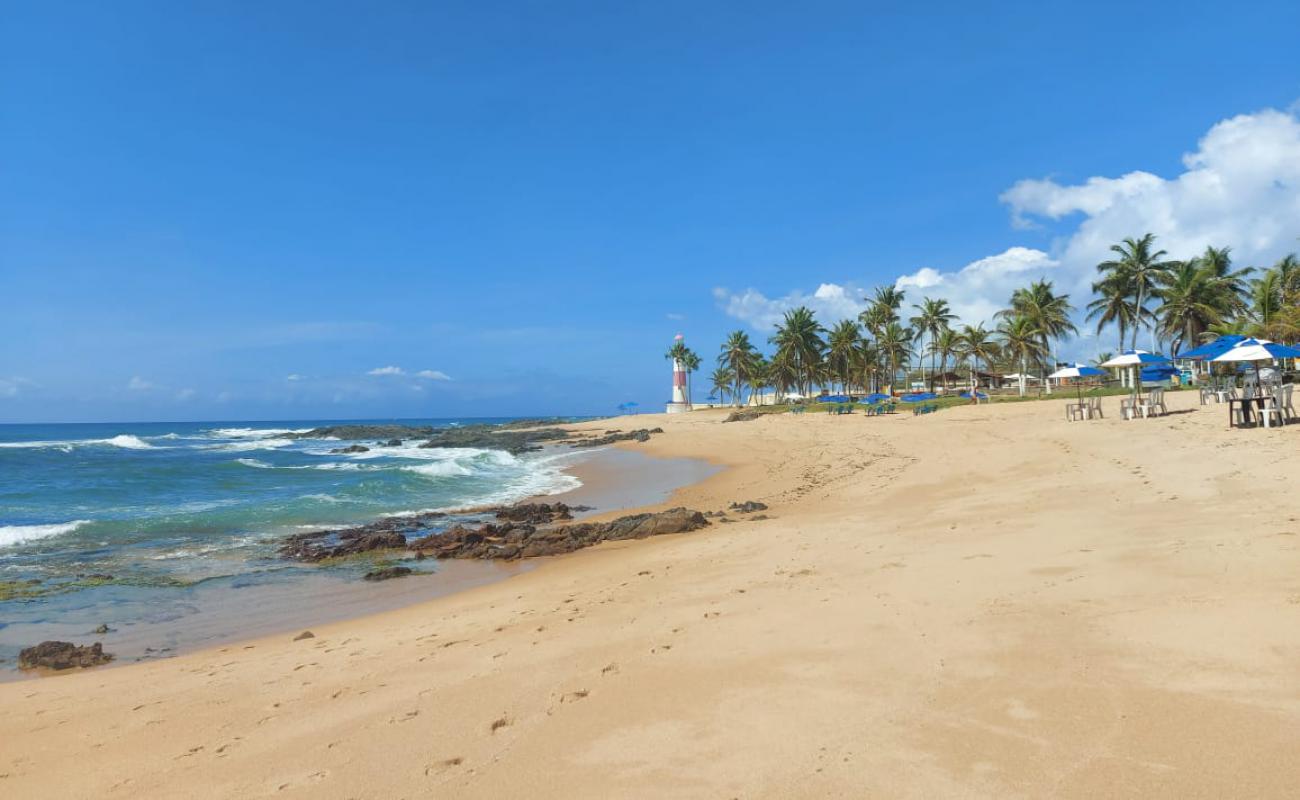 Foto de Praia Farol de Itapua con arena brillante superficie