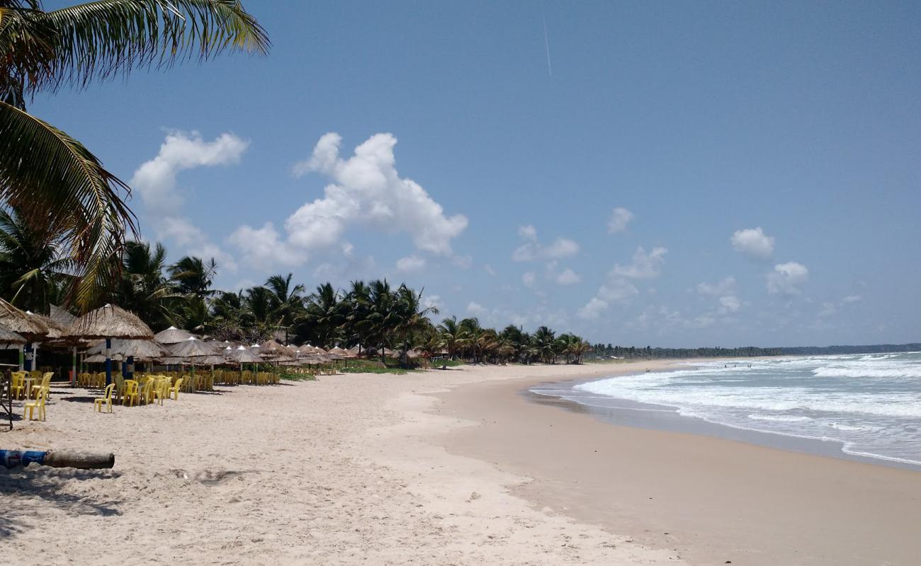 Foto de Playa de Lagoa do Pau con arena brillante superficie