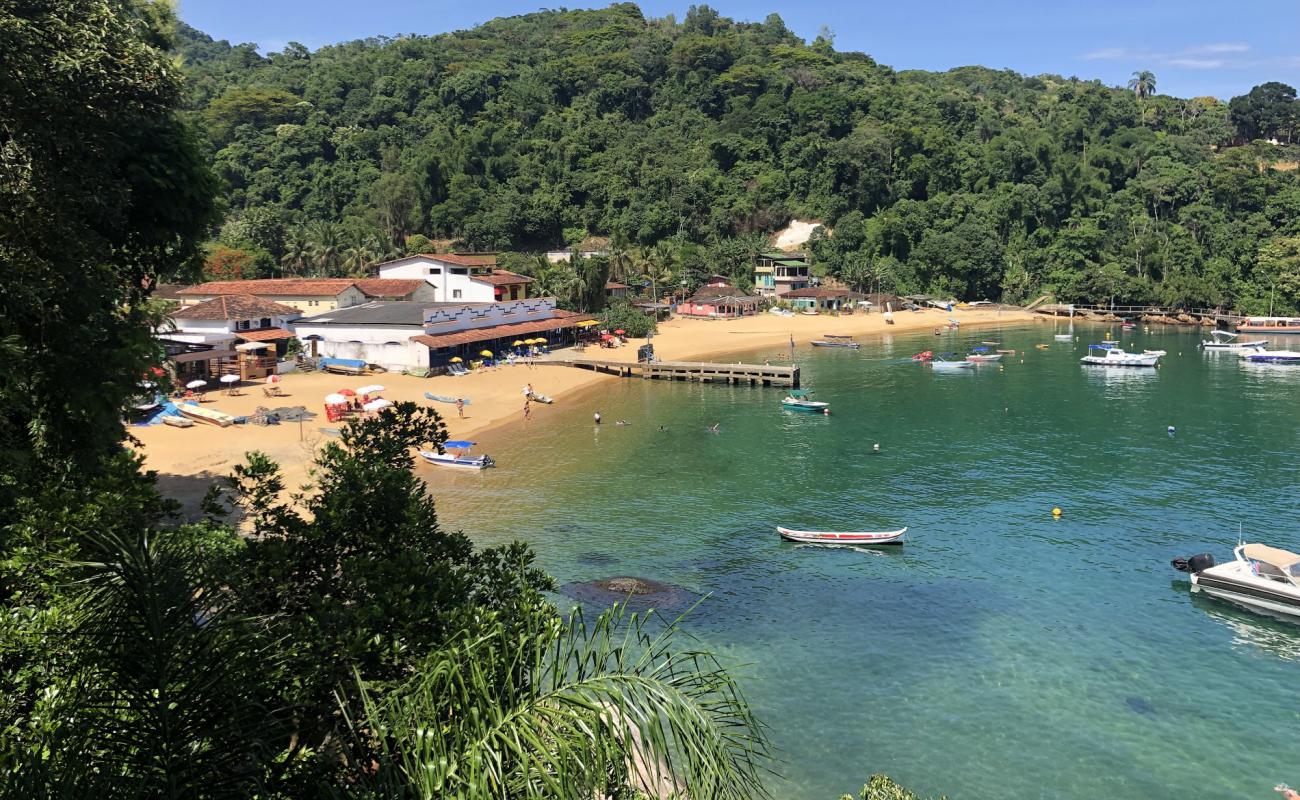 Foto de Praia Vermelha con arena brillante superficie