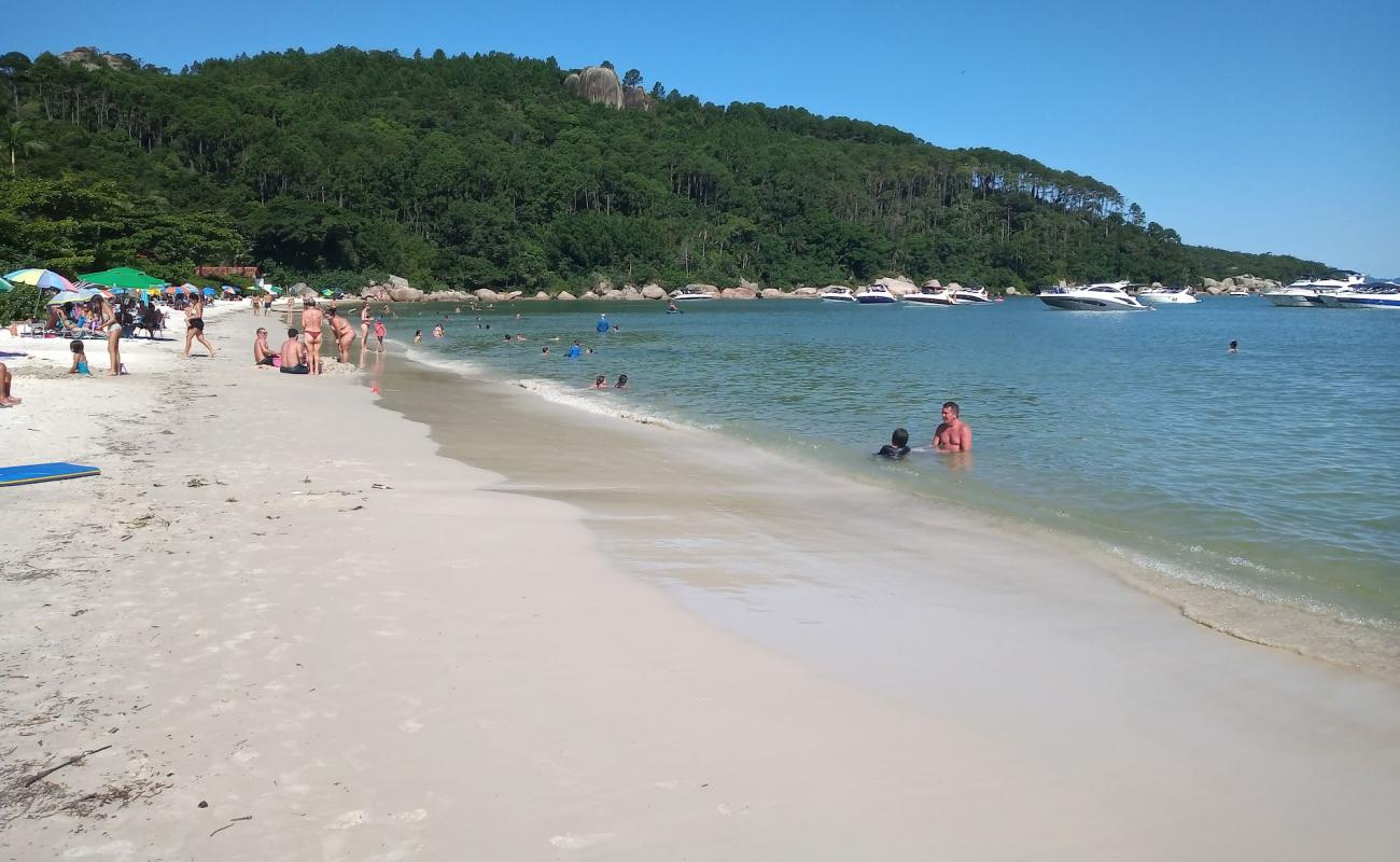 Foto de Praia do Tingua con brillante arena fina superficie