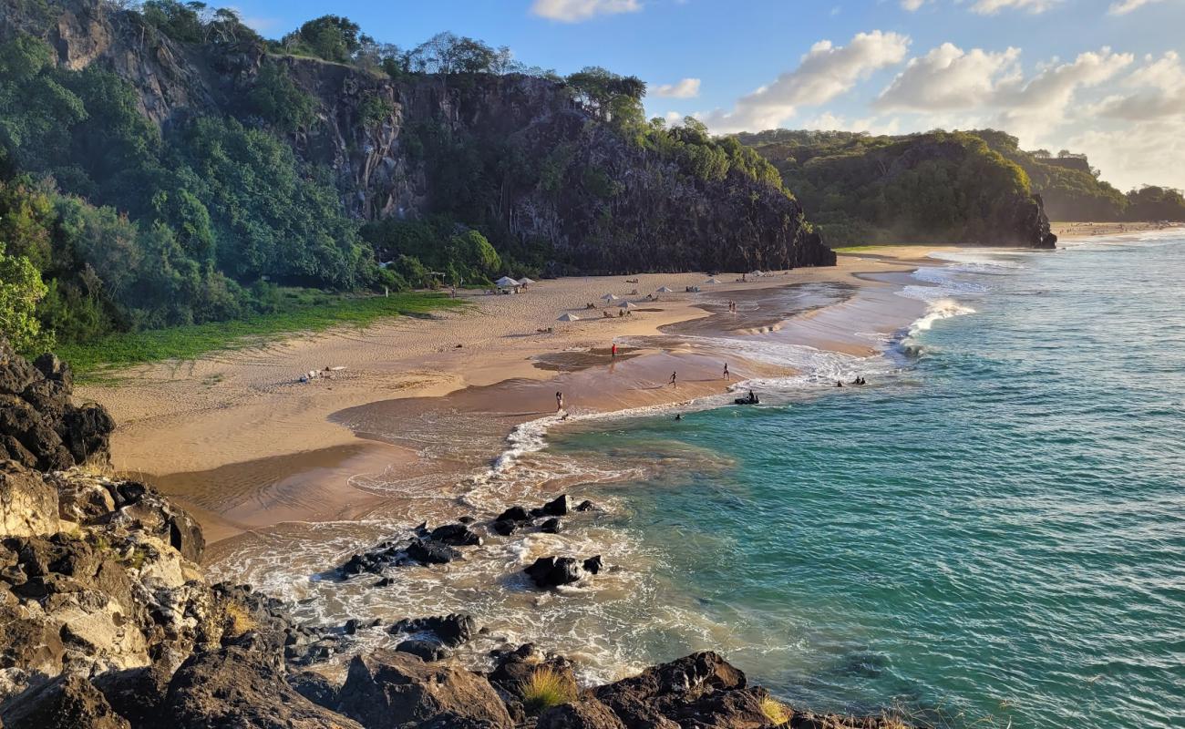 Foto de Praia do Bode con brillante arena fina superficie